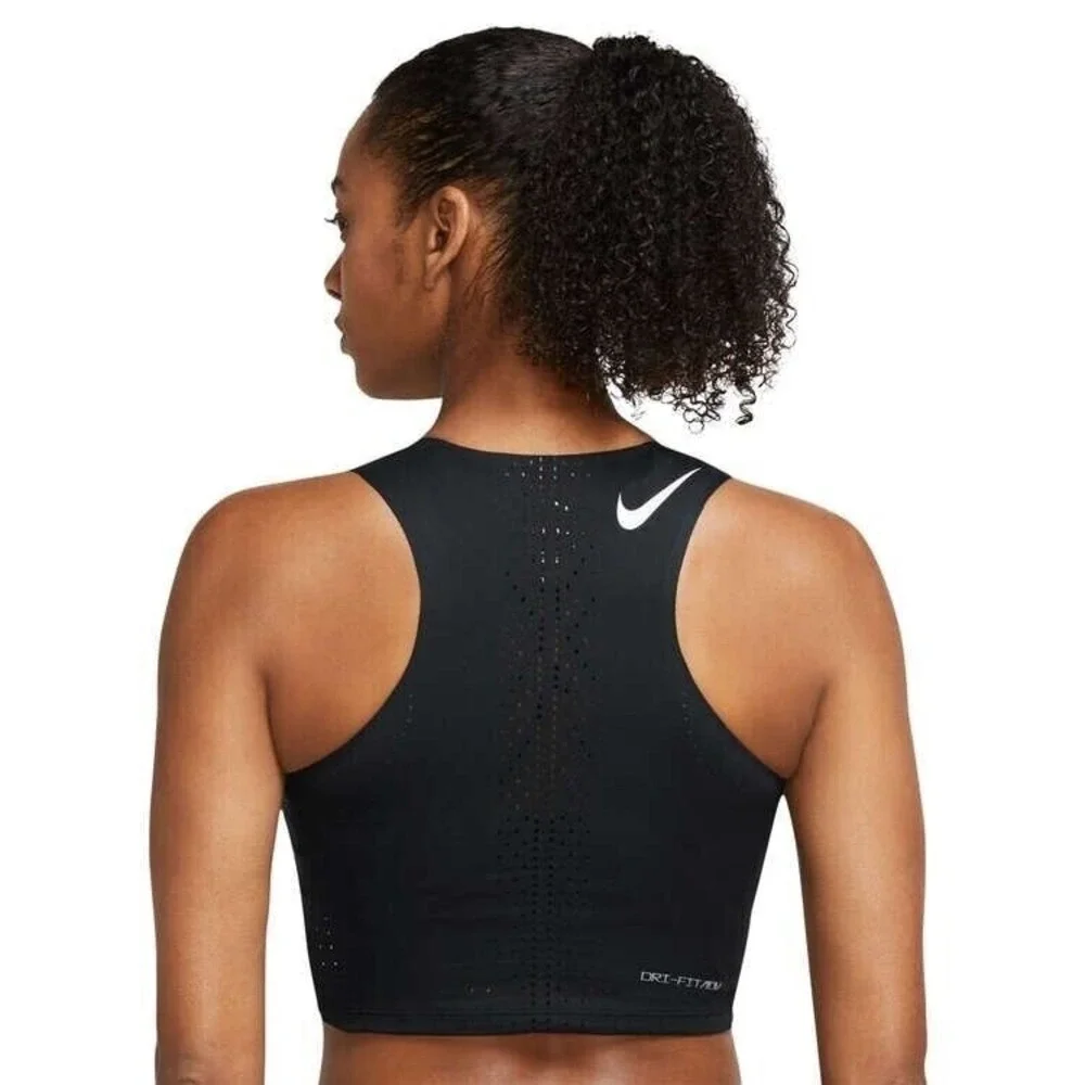 NWT Nike Dri-FIT ADV AeroSwift Womens Running Crop Top DM8728-010 Womens Size XL